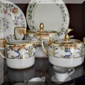 P15. Art Nouveau china tea set. 